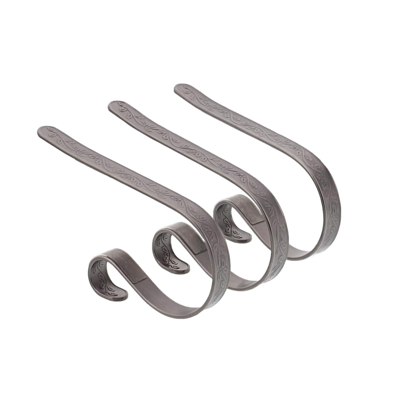 Original MantleClip® Pewter Stocking Holders, 3ct.